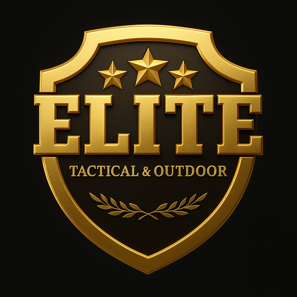 Logo da Elite Artigos Militares em Santiago RS, especializada em artigos militares e táticos.