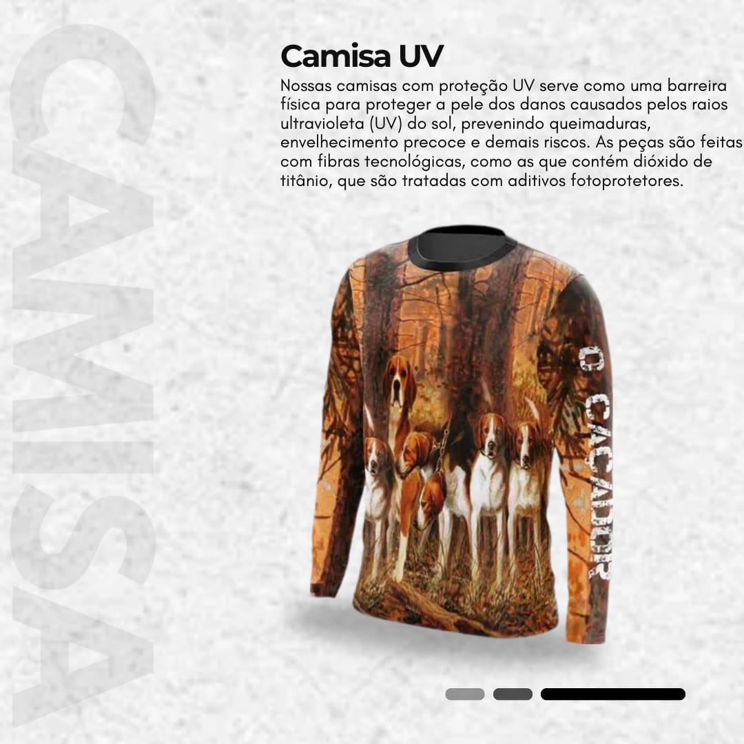 Camisa UV de proteção solar, confortável e resistente, disponível na Elite Artigos Militares em Santiago e São Borja RS.