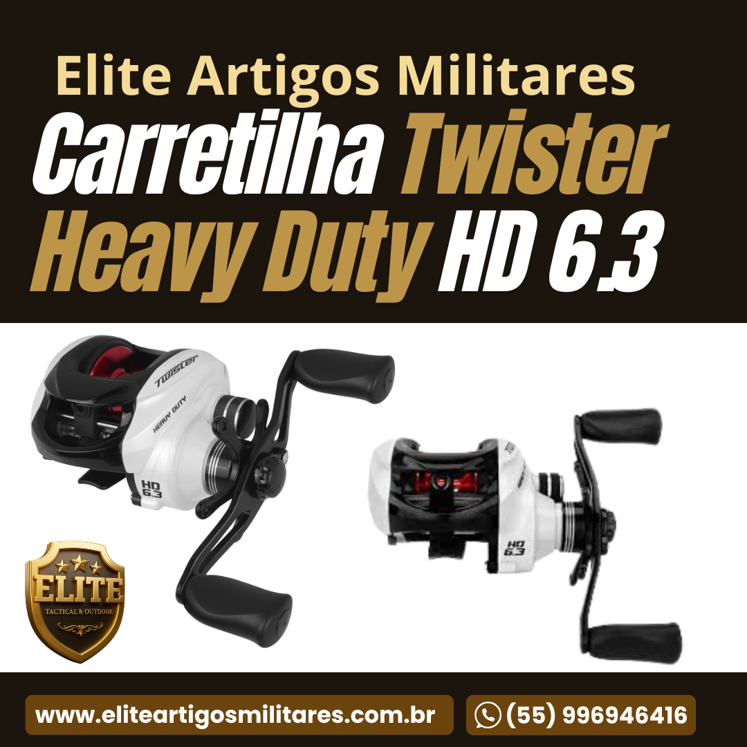 Carretilha Twister Heavy Duty HD 6.3