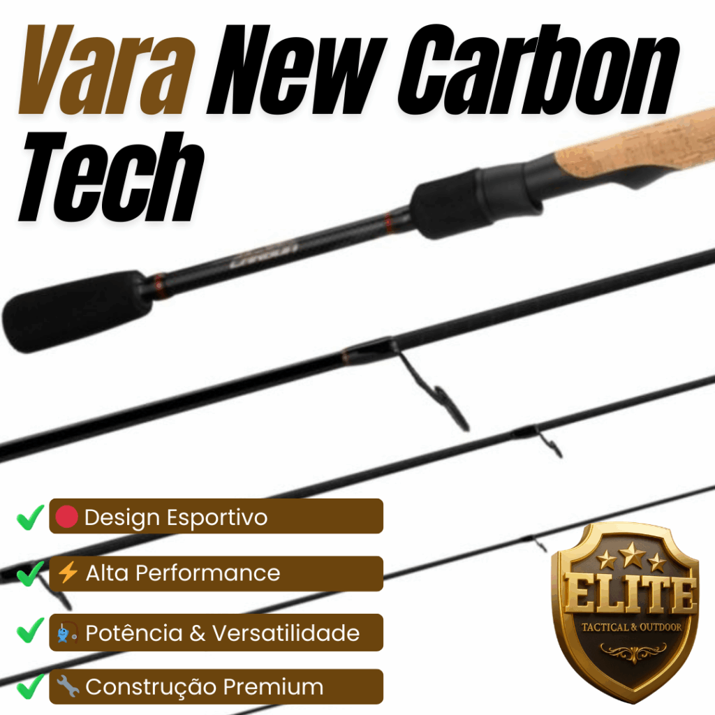 Vara de Pesca New Carbon Tech
