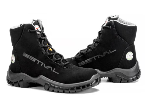 Bota De Segurança Estival Wind Em Microfibra - Preto e Cinza - WIND3S2L - CA 47218